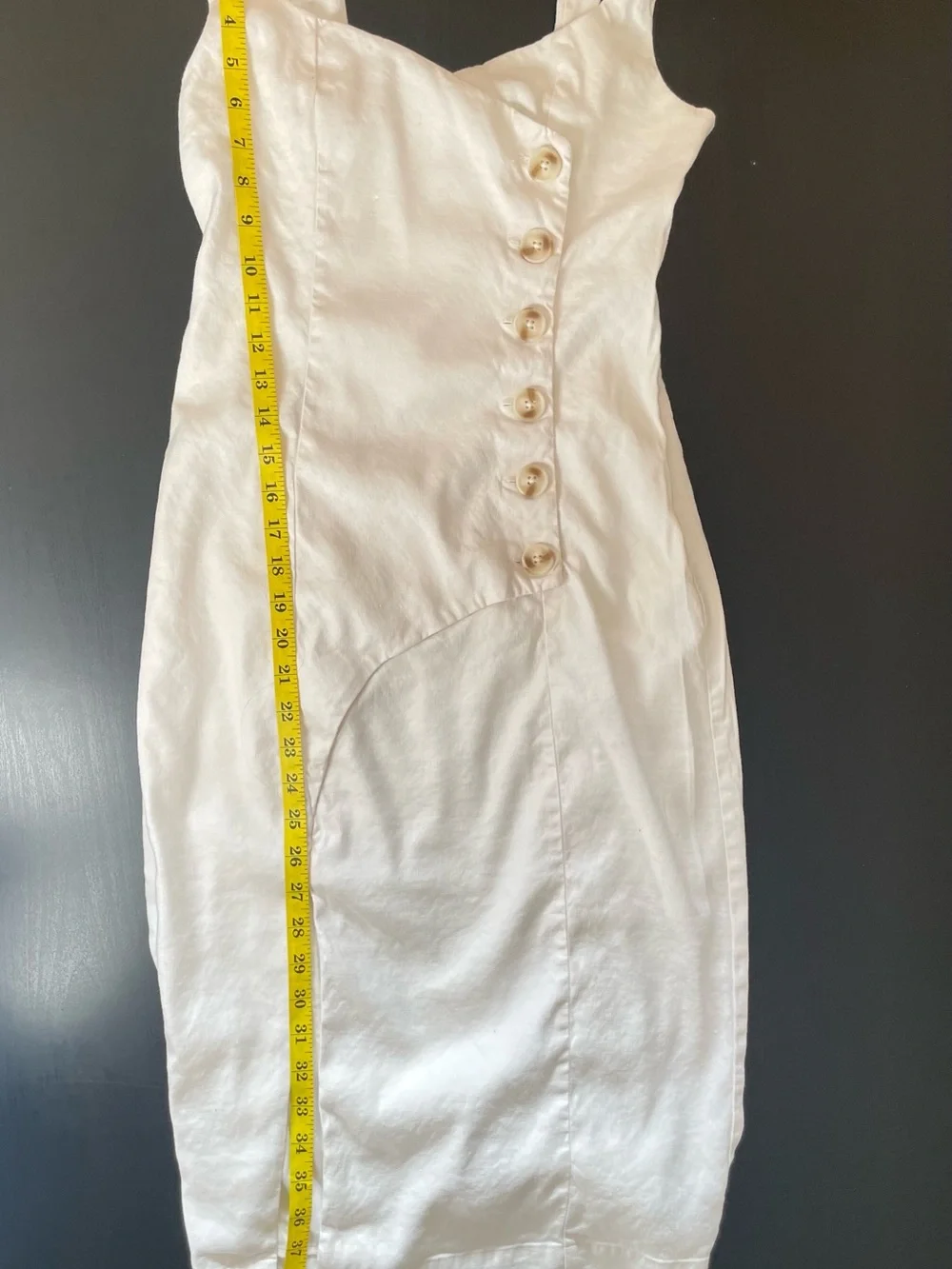 Anthropology Ivory Midi Dress (XS) - Picture 8 of 14